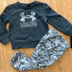 Under Armour Kids Gray Camo Joggers